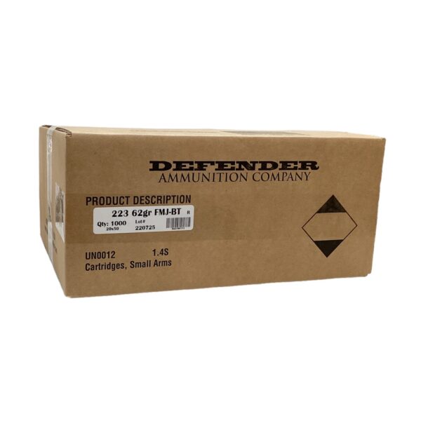 223 Remington - 62 GR - Defender - 1000 Rounds - Image 2