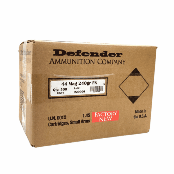 44 Magnum - 240 GR - Defender - 500 Rounds