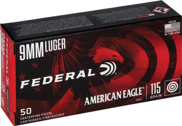 9mm - 115 GR - Federal - 1000 Rounds