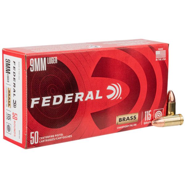 9mm - 115 GR - Federal - 50 Rounds