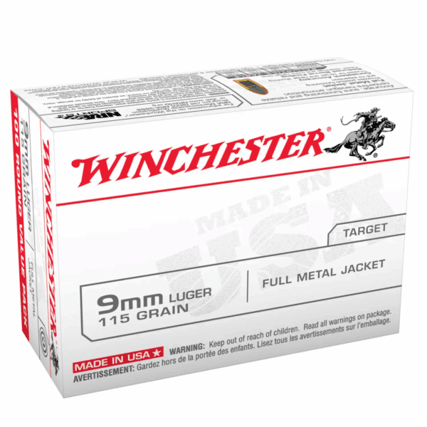 9mm - 115 GR - Winchester - 1000 Rounds