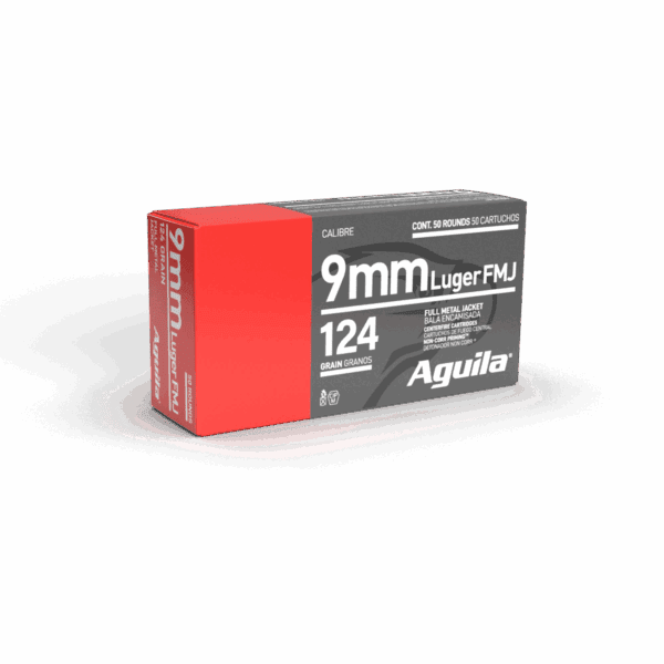 9mm - 124 GR - Aguila - 50 Rounds
