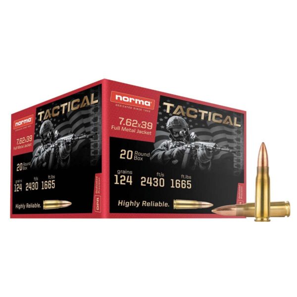 7.62 - 124 GR - Norma - 20 Rounds